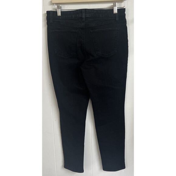 EUC Talbots 8P Womens Slim Ankle Jeans Dark Wash Flawless Five Pocket Petites - Picture 5 of 6